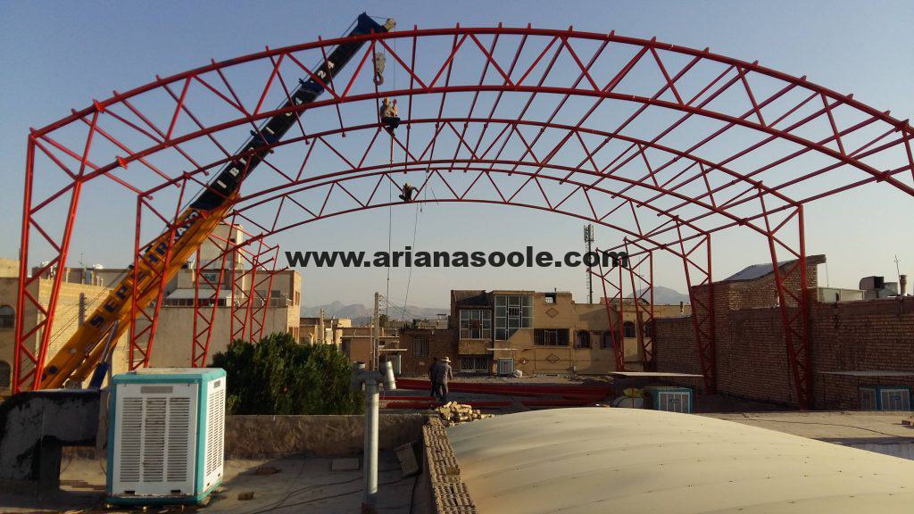 طراحی و اجرای سوله آموزشی در نجفآباد