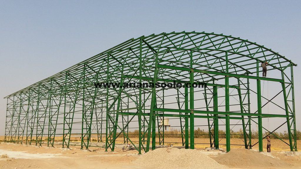طراحی و ساخت سوله صنعتی برای آقای میرخشخو