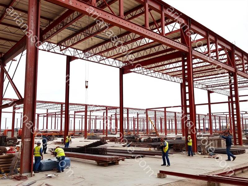 محاسبات مهندسی در سوله‌سازی تیر ورقی