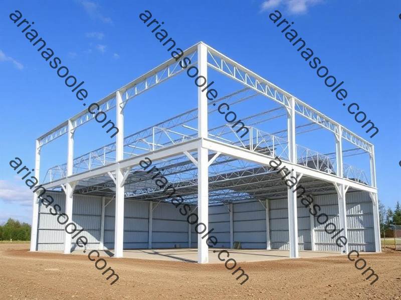 Design of a column-free truss shed for a large industrial project