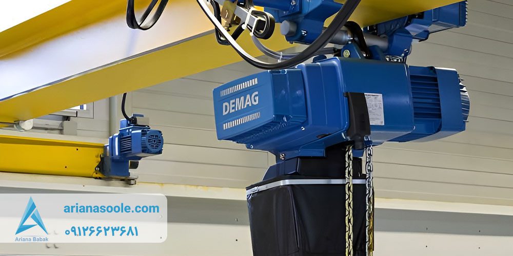جرثقیل سقفی زنجیری (Chain Hoist Overhead Crane)
